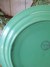 Load image into Gallery viewer, Vintage Vistosa Green Platter by Taylor Smith & Taylor Co. USA | Scalloped Floral Serving Platter