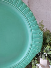Load image into Gallery viewer, Vintage Vistosa Green Platter by Taylor Smith &amp; Taylor Co. USA | Scalloped Floral Serving Platter
