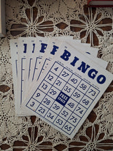 Load image into Gallery viewer, Whitman Publishing Co. Blue Bingo Cards - Set of 6
