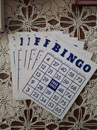 Whitman Publishing Co. Blue Bingo Cards - Set of 6