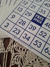 Load image into Gallery viewer, Whitman Publishing Co. Blue Bingo Cards - Set of 6
