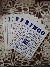 Load image into Gallery viewer, Whitman Publishing Co. Blue Bingo Cards - Set of 6
