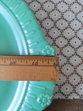 Load image into Gallery viewer, Vintage Vistosa Green Platter by Taylor Smith &amp; Taylor Co. USA | Scalloped Floral Serving Platter
