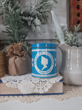 Load image into Gallery viewer, Vintage Blue Betty Anne Peanut Crunch Metal Advertisement Tin
