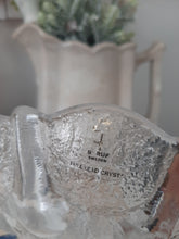 Load image into Gallery viewer, Vintage Skruf Sweden Lead Crystal Heavy Decorative Glass Bowl

