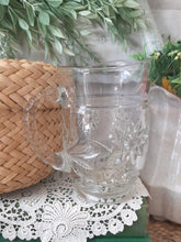 Load image into Gallery viewer, Vintage Small Glass Starburst Pitcher
