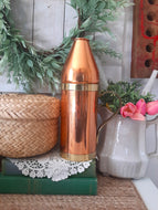 Vintage International Silver Company Aged Copper and Brass Wine Bottle Server & Chiller