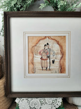 Load image into Gallery viewer, Vintage Artist Signed Pat Buckley Moss 1984 First Born Framed &amp; Matted Wall Print
