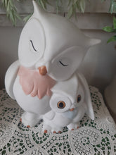Load image into Gallery viewer, Vintage Ceramic Owl Hugging Figurine
